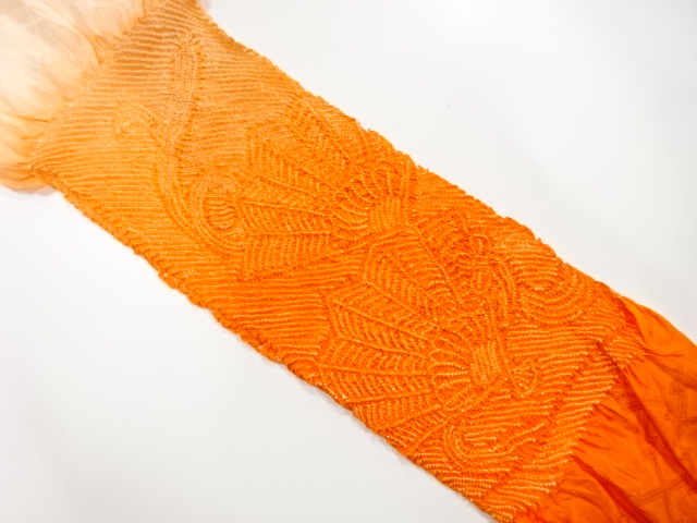 正絹　絞り　帯揚げ